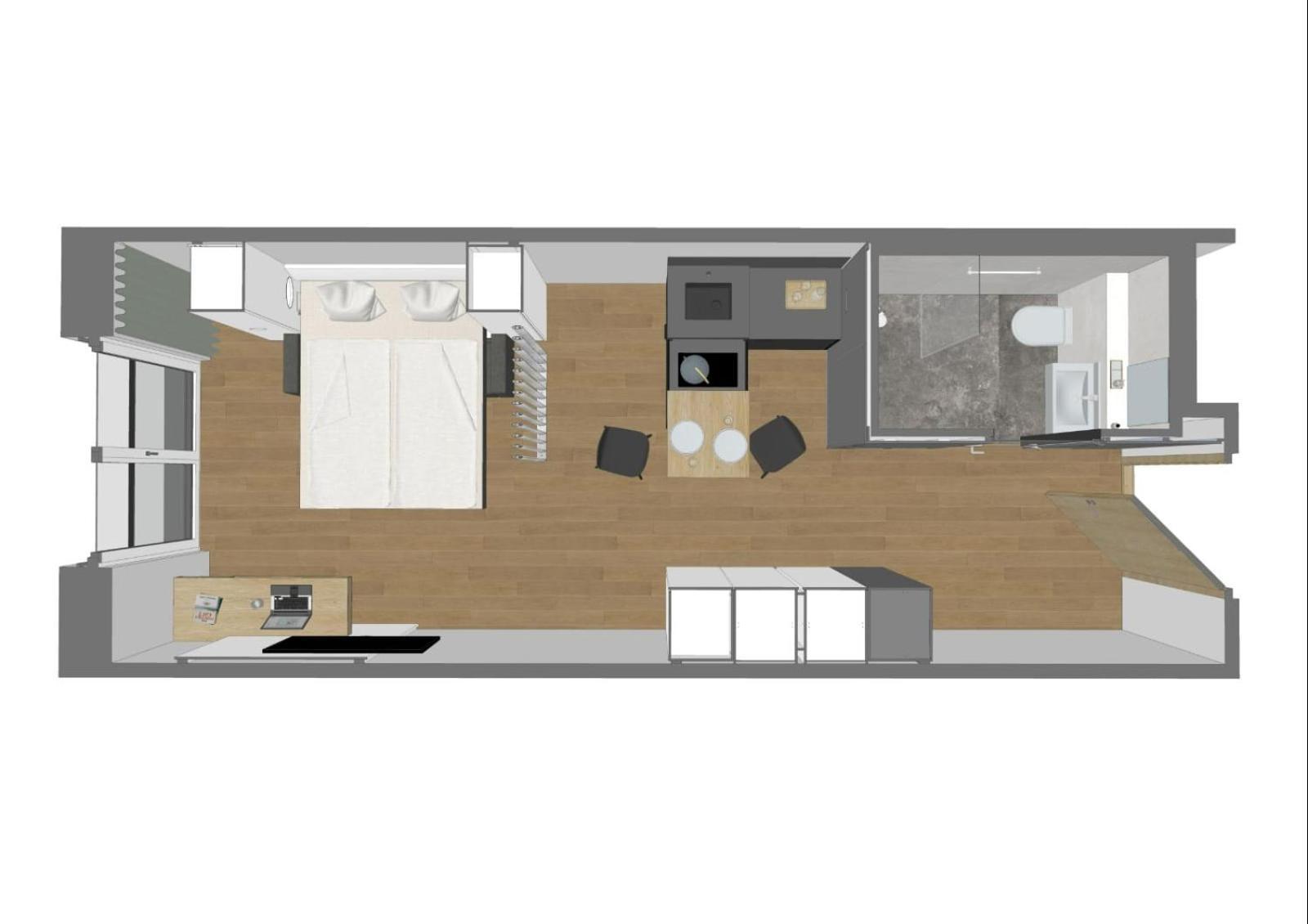 Timber One Boardinghouse Dorfen公寓式酒店 外观 照片